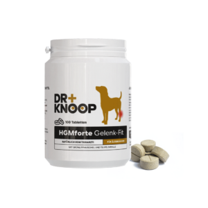 HGM Forte Tabs - Gelenktabletten für ältere Hunde.